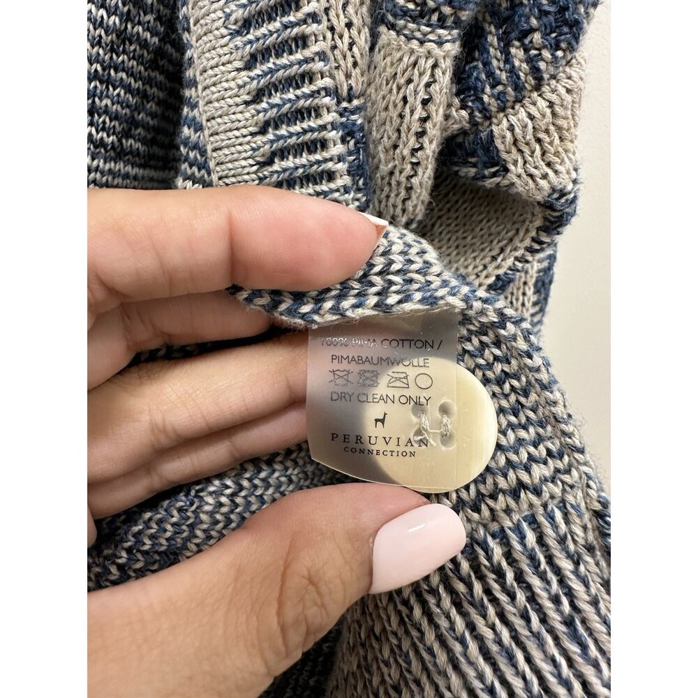 Peruvian Connection Sahel Cardigan Pocket Button Down Sweater Women’s Large - Picture 12 of 12